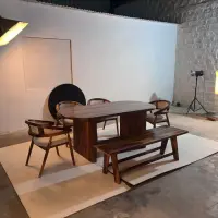 6 Seater Sheesham Wood Dining Table Set - Solid Wood Dining Table