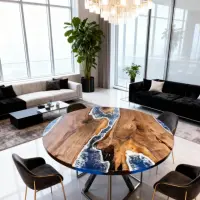 Family Tree - Epoxy Resin Dining Table