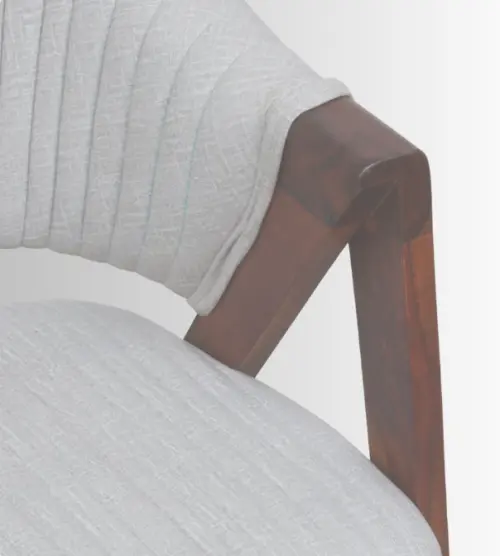 Parok Wooden Arm Upholstered Chair