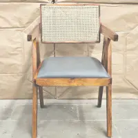 Chandigarh Wooden Rattan Chair (Teak) - Dinning chairs