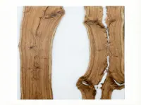 Solid Walnut Epoxy Resin Dining Table - Dining Table