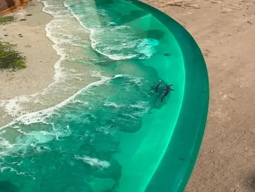 3D Galaxy Epoxy Resin Coffee Table - Coffee Tables
