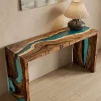 Walnut Undertow console table