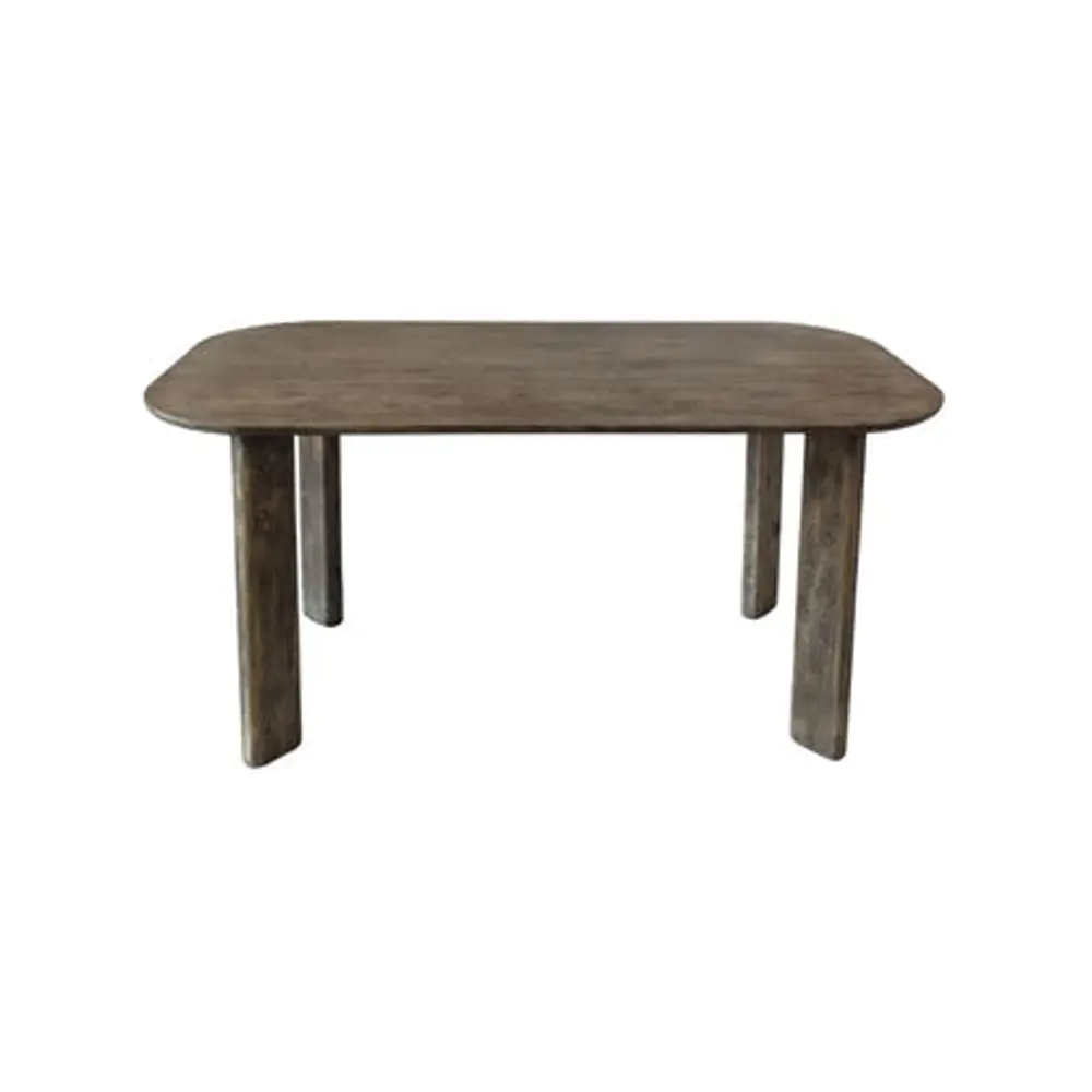 Solid Wood Dining Table 4 Seater Chair & With Bench - Solid Wood Dining Table
