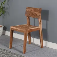 Live Edge Dining Table With 6 Seater Chair-Dining Table Set - Solid Wood Dining Table