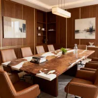 Ivory Coastline - Epoxy Resin Dining Table